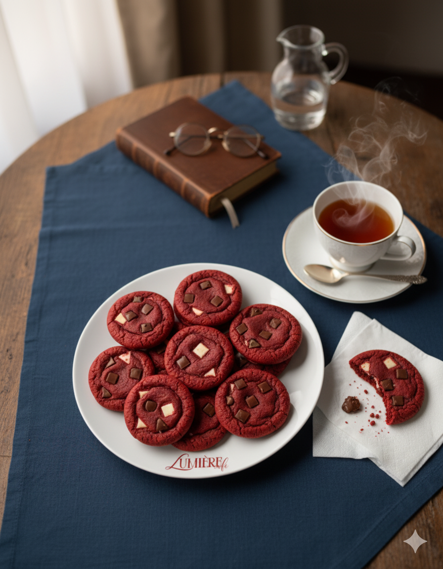 Imagem ilustrativa de cookies Red Velvet